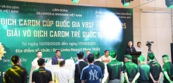 Lễ Khai Mạc Giải Vô Địch Carom Cup Quốc Gia VBSF – APLUS 2025 & Giải Vô Địch Carom Trẻ Quốc Gia