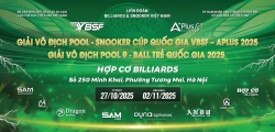 APLUS BILLIARDS ĐỒNG HÀNH CÙNG GIẢI ĐẤU CÚP QUỐC GIA 2025 