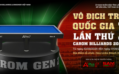 GIẢI VÔ ĐỊCH CAROM TRẺ QUỐC GIA 2025